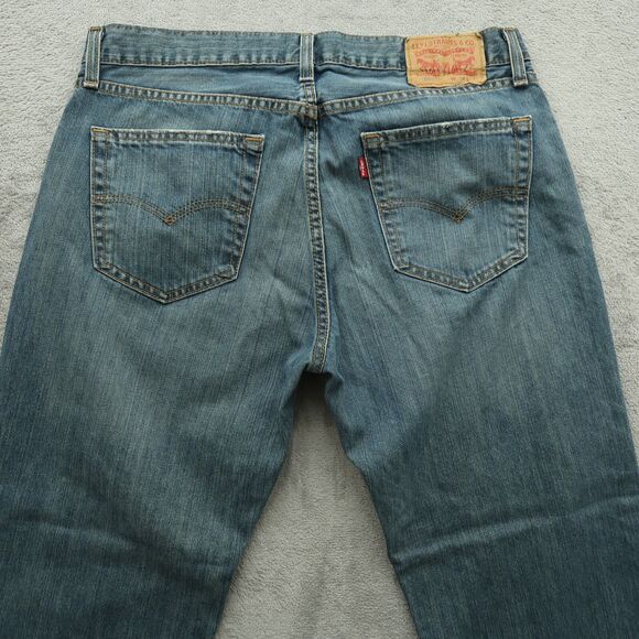 Levi's 559 Jeans Mens Size 34x30 Blue Relaxed Straight 100% Cotton Denim Pants - Picture 12 of 16